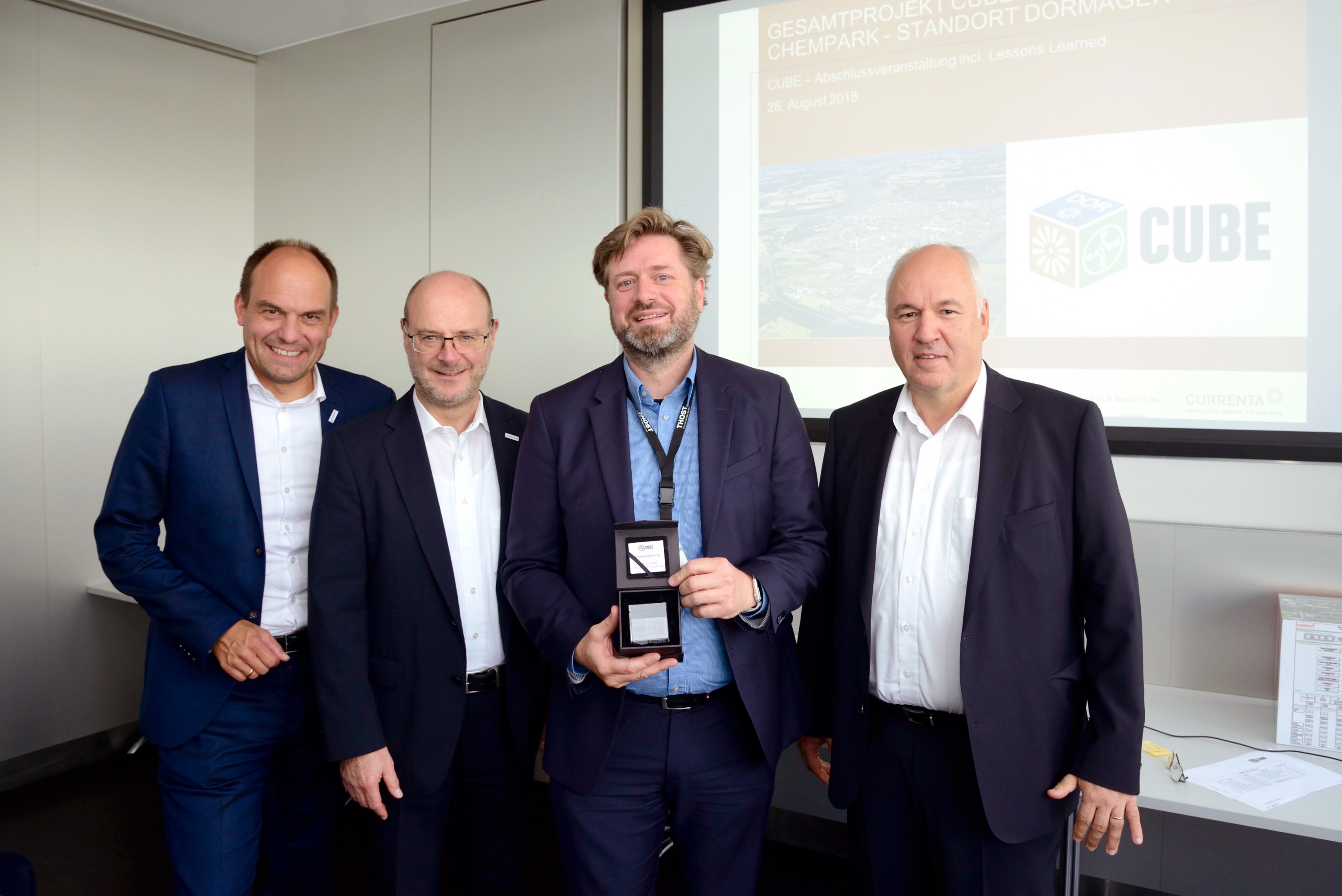 CURRENTA and Bayer honor THOST for successful project management